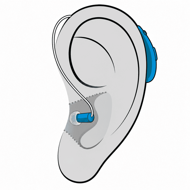 Receiver-in-Canal (RIC) hearing aid style