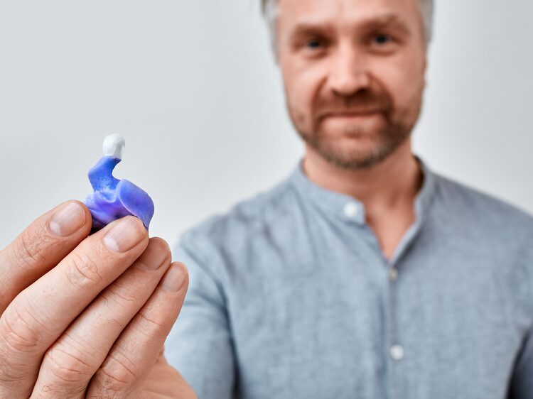Custom-molded hearing protection ear plugs fitted by Autumn Oak audiologists in Friendswood, TX
